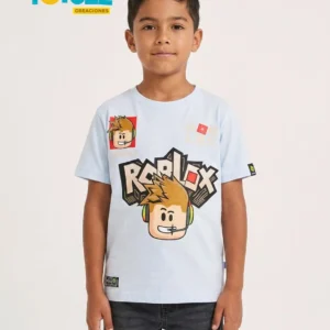 CAMISETA ROBLOX COLOR: BLANCO