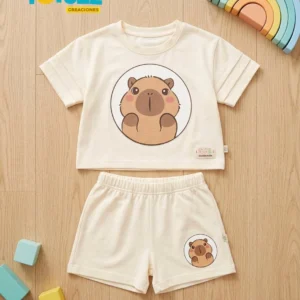CONJUNTO CAPIBARA COLOR: CREMA