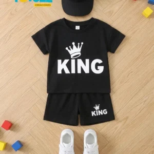 CONJUNTO KING COLOR: NEGRO